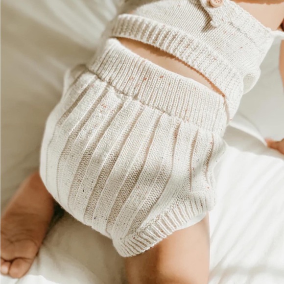 Sprinkle Knit Baby Bloomers and Tee - Picture 2 of 2